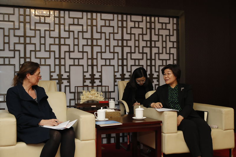 张义珍副部长会见国际劳工组织中国和蒙古局新